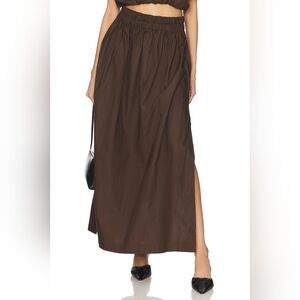 NWT Mikoh Delia Skirt In Brown